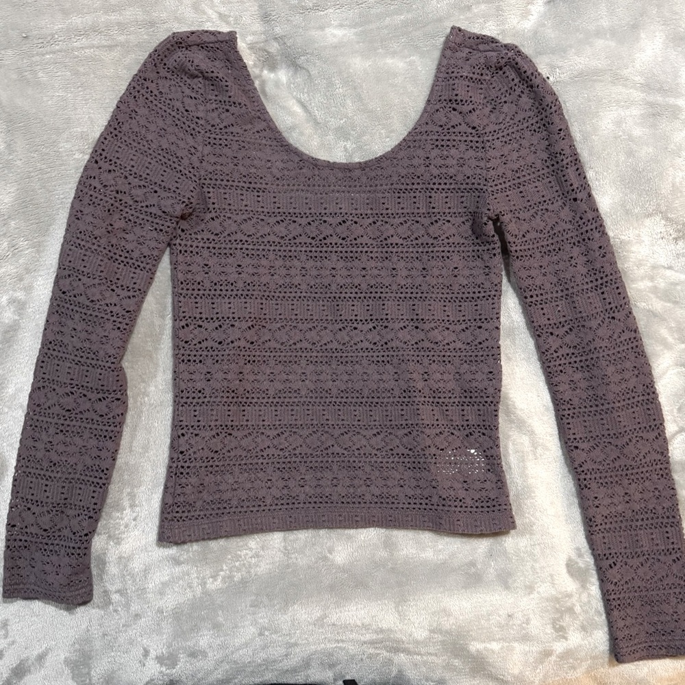 American eagle S lace long sleeve